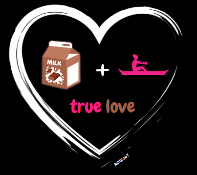 Black True Love T-Shirt with Pink and White